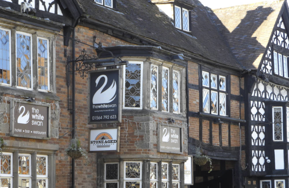 The White Swan Hotel is located in Henley-in-Arden