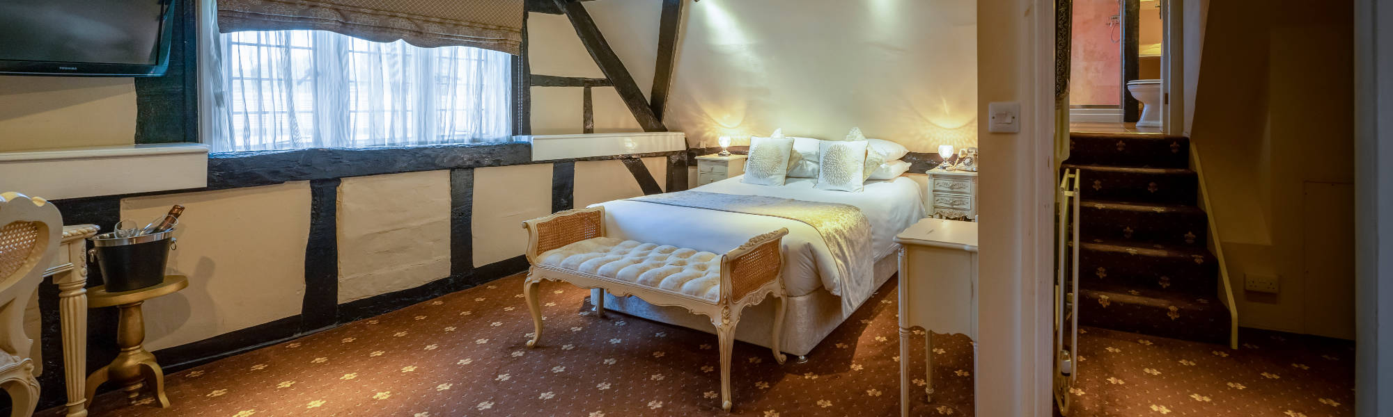 The Diamond Suite at the White Swan Hotel in Henley in Arden